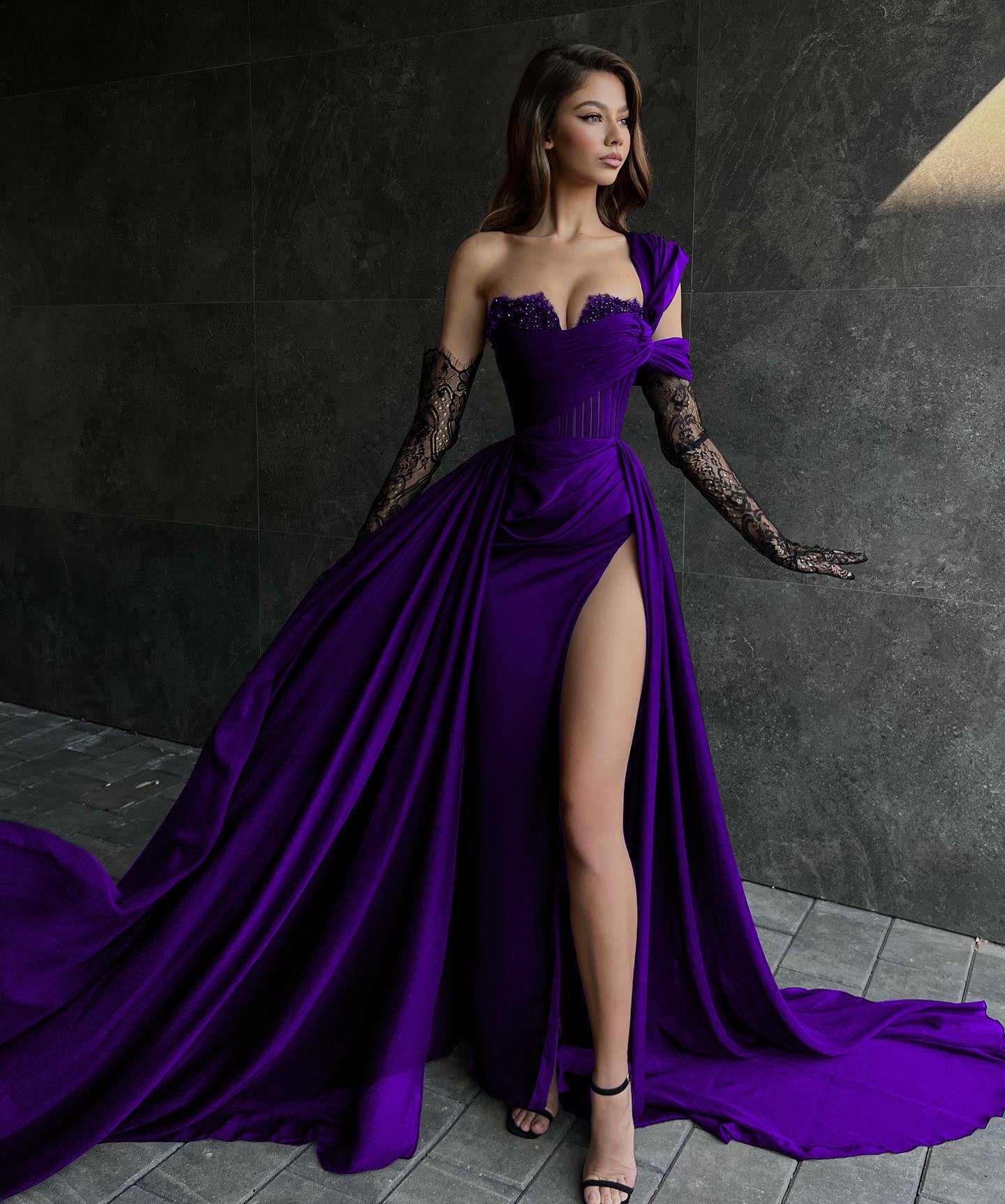 WIZULO TRENDZ Women Gown Purple Dress - Buy WIZULO TRENDZ Women Gown Purple  Dress Online at Best Prices in India | Flipkart.com